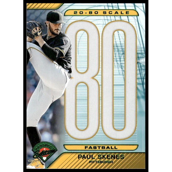 2025 Panini Prospect Edition Paul Skenes #16 20-80 Scale Fastball
