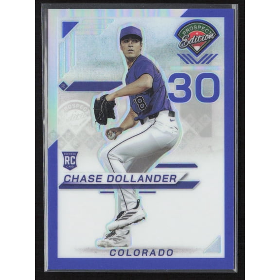2025 Panini Prospect Edition Prizm Chase Dollander #68 Blue /149 2 1 RC