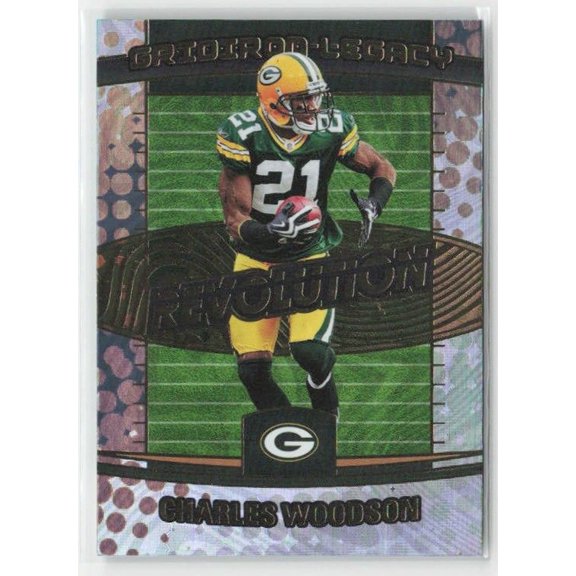 2025 Panini Revolution Charles Woodson #14 Gridiron Legacy Green Bay Packers Football Card