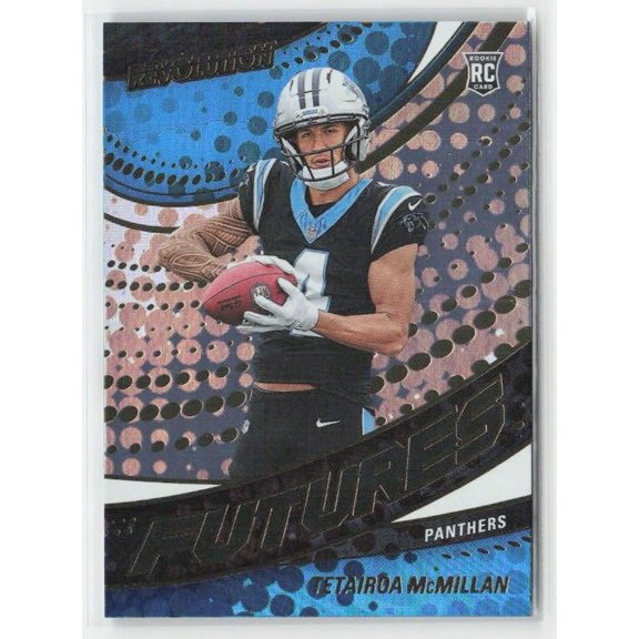 2025 Panini Revolution Futures Tetairoa McMillan #22 Carolina Panthers Football Card