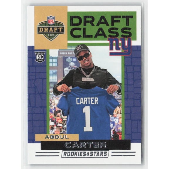 2025 Panini Rookies & Stars Draft Class Abdul Carter #4 Near Mint NFL Football Card