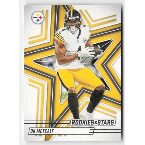Near Mint 2025 Panini Rookies & Stars DK Metcalf 61 Pittsburgh Steelers Football Card