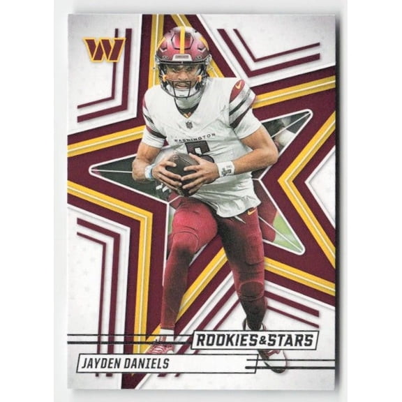 2025 Panini Rookies & Stars Jayden Daniels #48 Washington Commanders Football Card