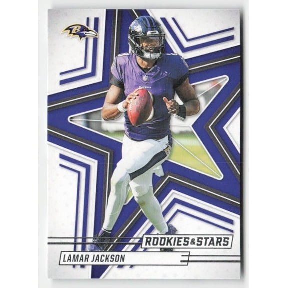 2025 Panini Rookies & Stars Lamar Jackson #51 Baltimore Ravens Football Card