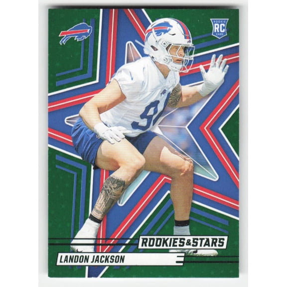 2025 Panini Rookies & Stars Landon Jackson #153 Green RC