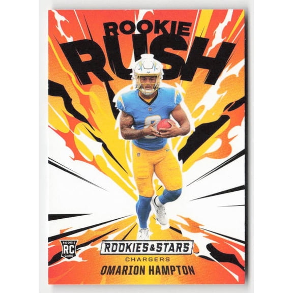 2025 Panini Rookies & Stars Omarion Hampton #8 Rookie Rush