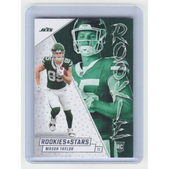 2025 Panini Rookies & Stars Rookie Exclusive Mason Taylor #14 Rookie New York Jets Football Card New York Jets NFL FOOTBALL Trading Card