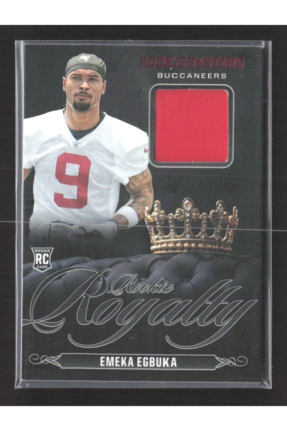 2025 Panini Rookies & Stars Rookie Royalty Emeka Egbuka #RR-EEA RC Memorabilia