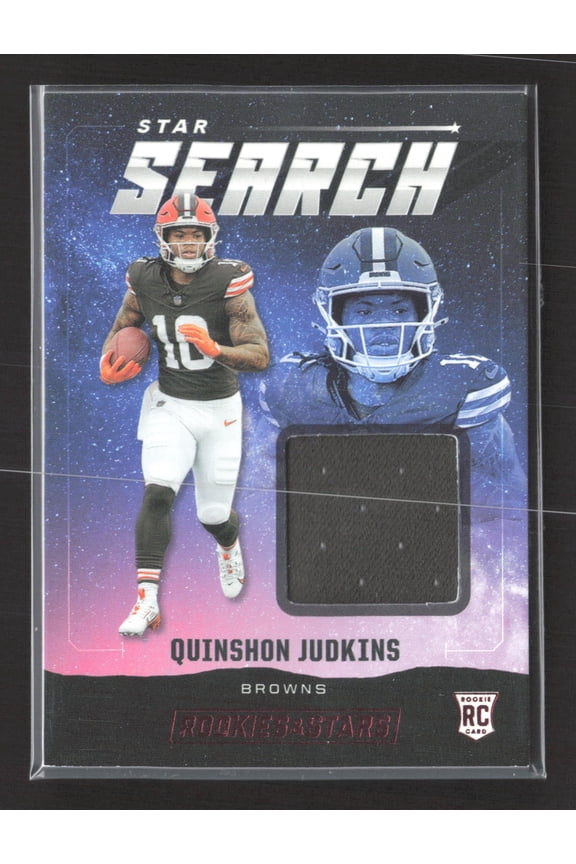 2025 Panini Rookies & Stars Star Search Quinshon Judkins SS-QJS RC Memorabilia