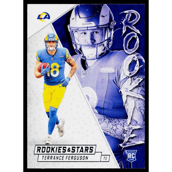 2025 Panini Rookies & Stars Terrance Ferguson Los Angeles Rams Rookie Exclusive #23 Football Card