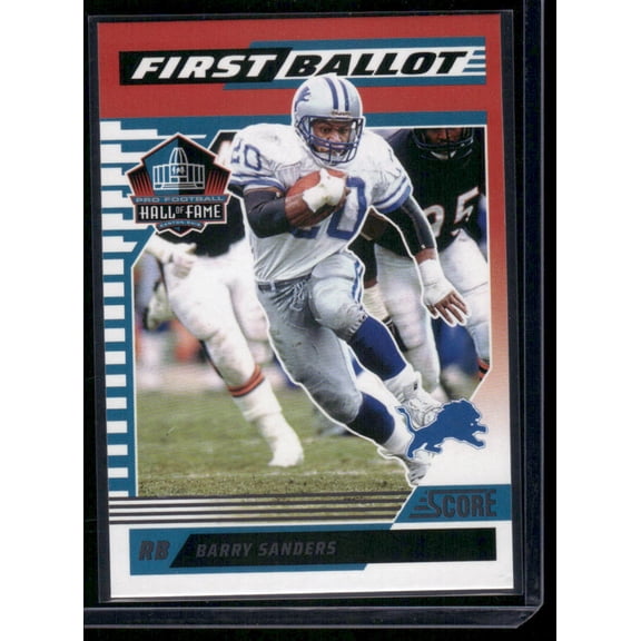 2025 Panini Score First Ballot Barry Sanders #8