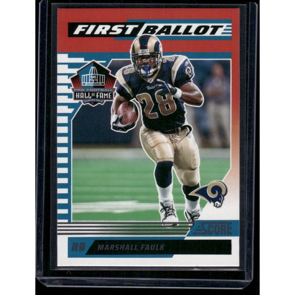 2025 Panini Score First Ballot Marshall Faulk #5 Hall of Fame