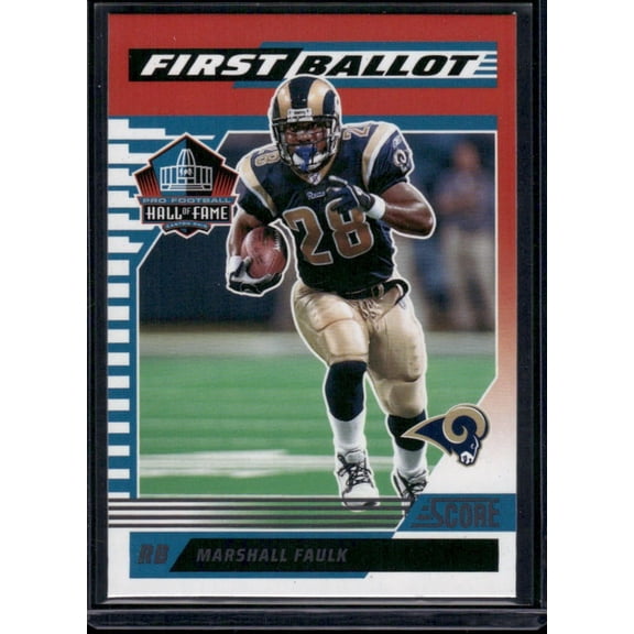 2025 Panini Score First Ballot #5 St. Louis Rams Marshall Faulk Football Card