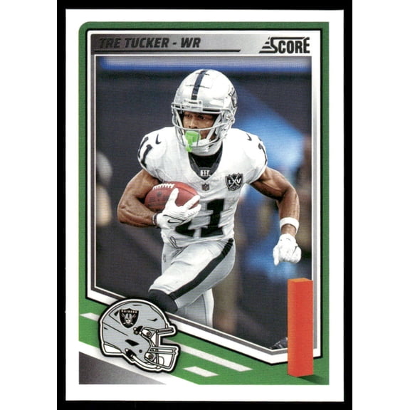 2025 Panini Score Football Trading Card Tre Tucker Las Vegas Raiders #242 NFL