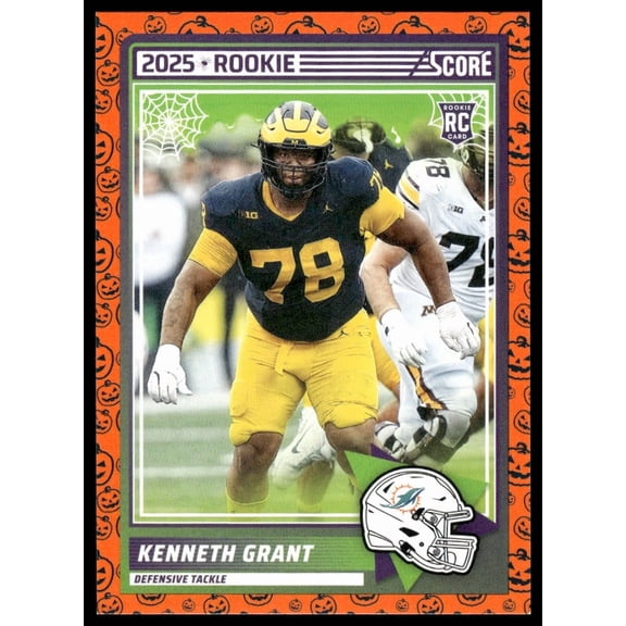 2025 Panini Score Kenneth Grant #33 Halloween RC
