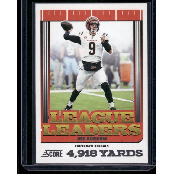 2025 Panini Score League Leaders Joe Burrow #NO. 1