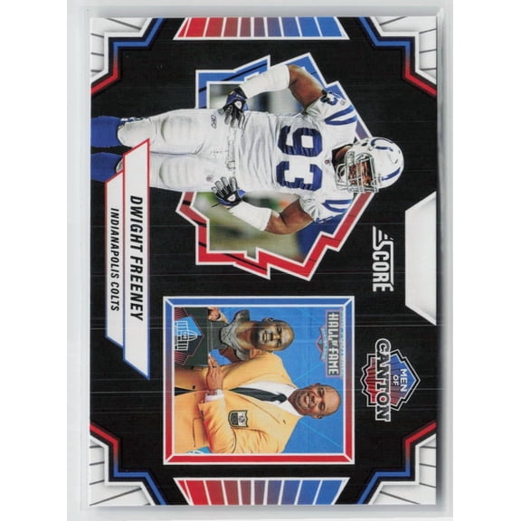 2025 Panini Score Men Canton Dwight Freeney Indianapolis Colts #5 Football Card