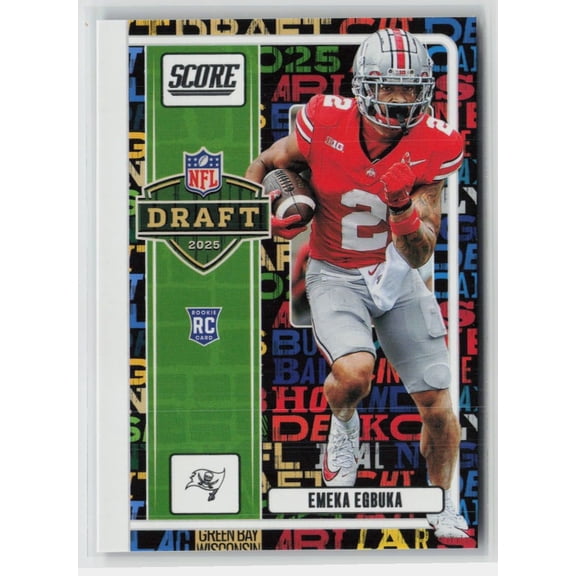 2025 Panini Score NFL Draft Emeka Egbuka #13 RC Tampa Bay Buccaneers Football Card