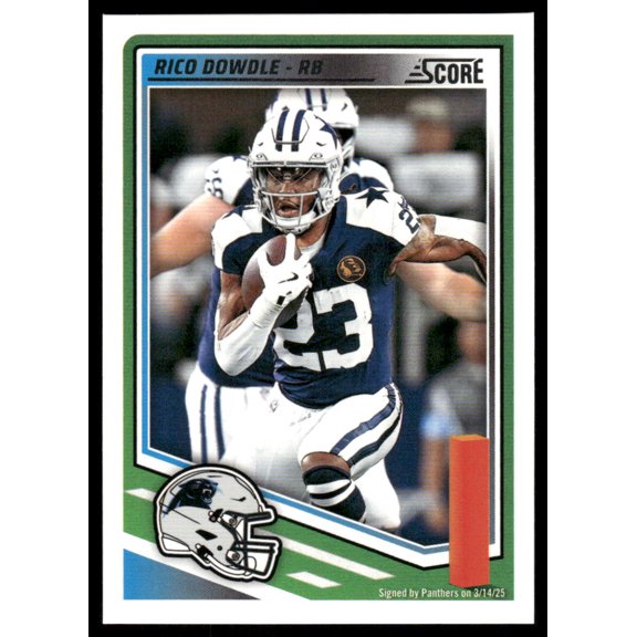 2025 Panini Score Rico Dowdle #241