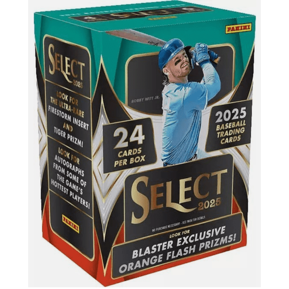2025 Panini Select Baseball Factory Sealed Blaster Box 24 Cards