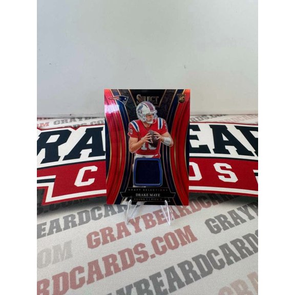 2025 Panini Select Draft Selections Drake Maye #DSM-DME RC Memorabilia NFL Football Card