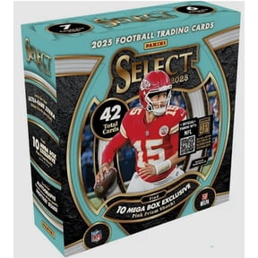 2025 Panini Select Football Factory Sealed Mega Box 42 Cards