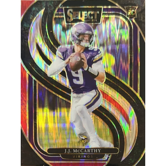 2025 Panini Select Football J.J. McCarthy #134 Prizm RC