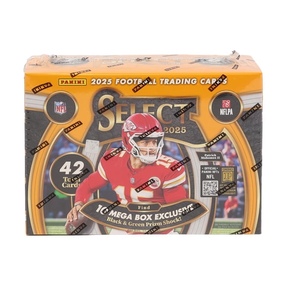 2025 Panini Select Football Mega Box (Black & Green Prizm Shock Parallels!)