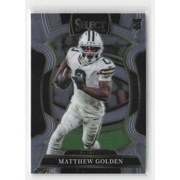 2025 Panini Select Matthew Golden #66 RC Green Bay Packers Football Card Green Bay Packers NFL FOOTBALL Trading Card