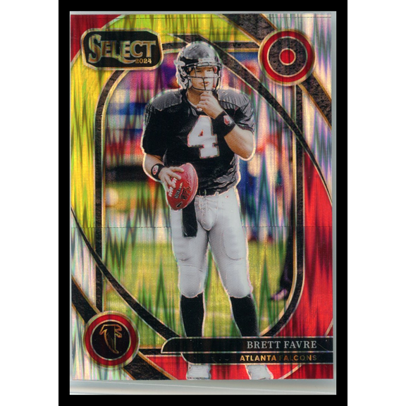 2025 Panini Select Prizm Brett Favre #211 Atlanta Falcons Football Card