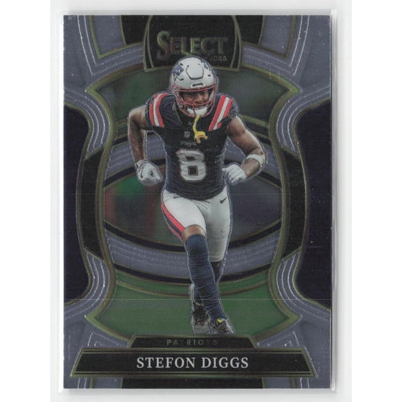 2025 Panini Select Stefon Diggs #79 New England Patriots NFL FOOTBALL Trading Card