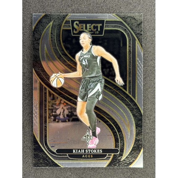 2025 Panini Select WNBA Kiah Stokes #185 Las Vegas Aces Basketball Card