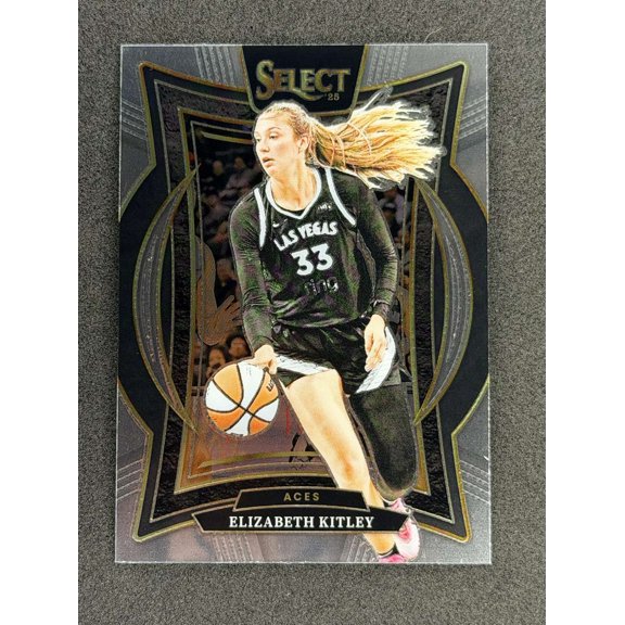 2025 Panini Select WNBA Near Mint Las Vegas Aces Elizabeth Kitley #63 Las Vegas Aces NBA BASKETBALL Trading Card