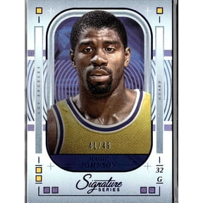2025 Panini Signature Series Magic Johnson #93 41/49 Los Angeles Lakers Basketball Card Los Angeles Lakers NBA Basketball Trading Card
