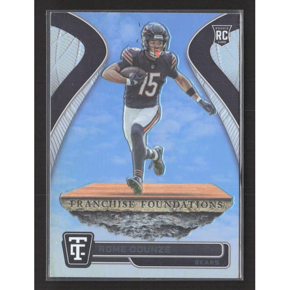 2025 Panini Totally Certified Franchise Foundations Rome Odunze Chicago Bears RC #12 Football Card