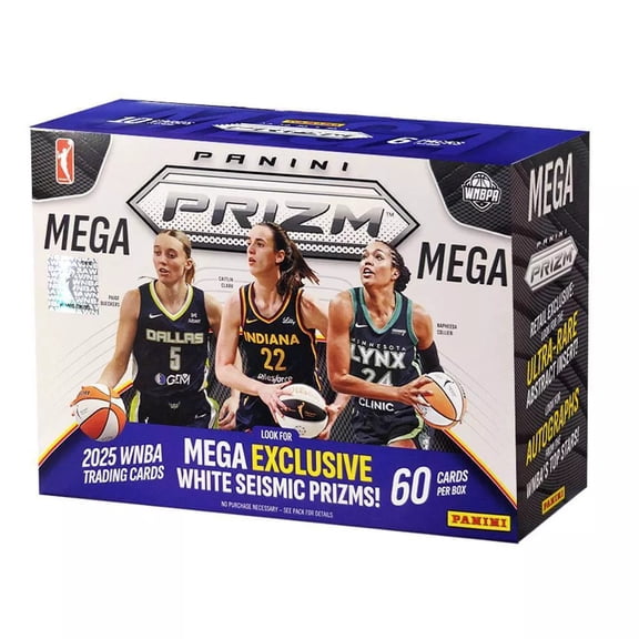 2025 Panini WNBA Prizm Basketball Trading Card Mega Box