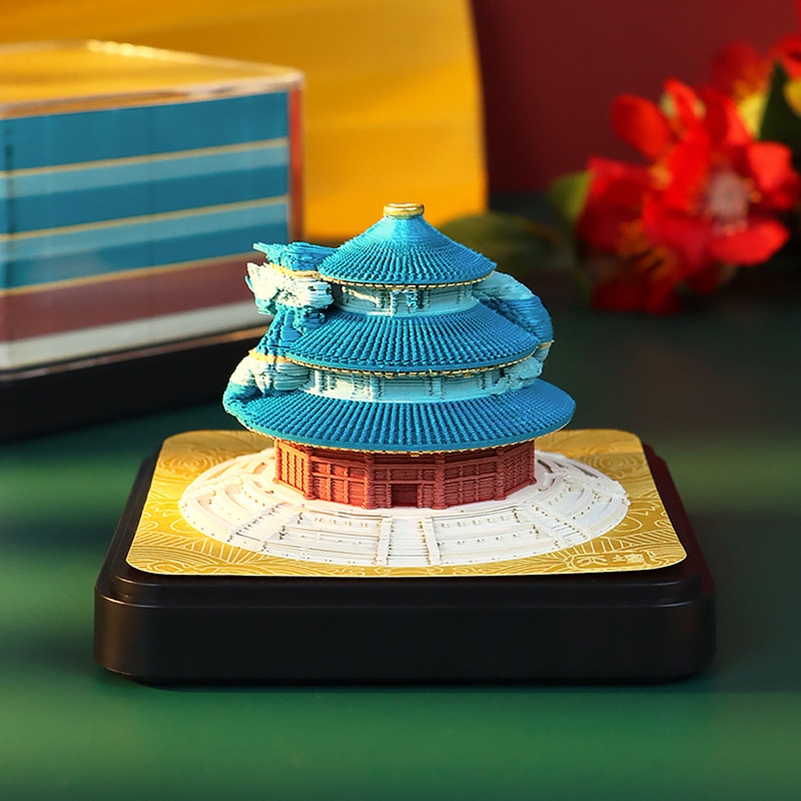 2025 Paper Sculpture Calendar Model Desk Calendar for Home Lightning