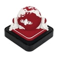 thumbnail image 1 of 2025 Paper Sculpture Desk Calendar - Perpetual 360° Model, Precision-Engraved, Tear-Off Notepad for Meditations & To-Do Lists, Stylish Office Decor Red, 1 of 3