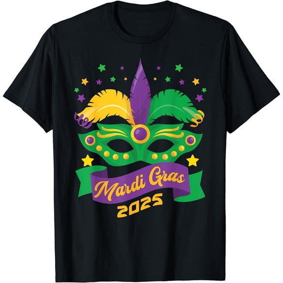 2025 Party Carnival Parade Festival Celebration Shirt Mardi Gras Season, Fleur De Lis Top, Mardi Gras Gifts