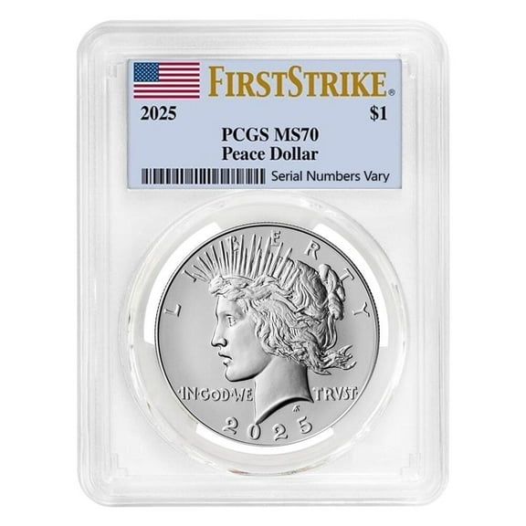 2025 Peace Silver Dollar PCGS MS 70 FS