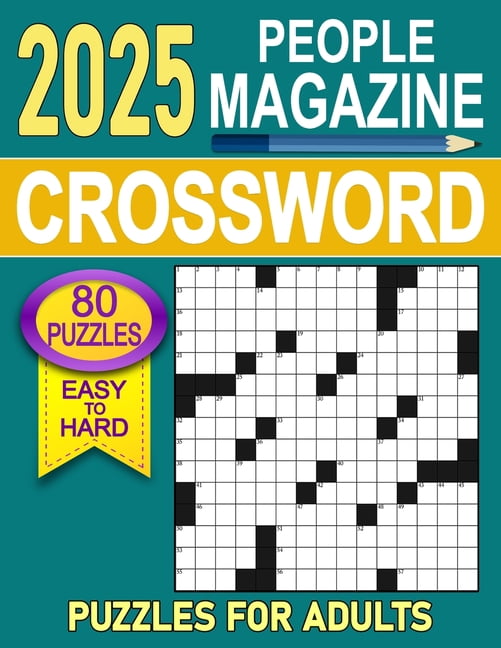 2025 People Magazine Crossword Puzzles For Adults: Engage with
