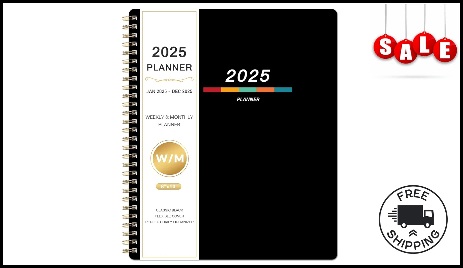 2025 Planner – 2025 Planner Weekly And Monthly, Jan. 2025 - Dec. 2025, 8" X