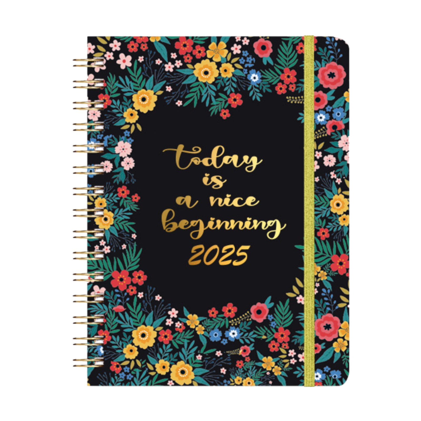 2025 Weekly & Monthly Planner - 6.5x8.5 Academic Planner With Tabs, Notes & Inner Pocket (Green)