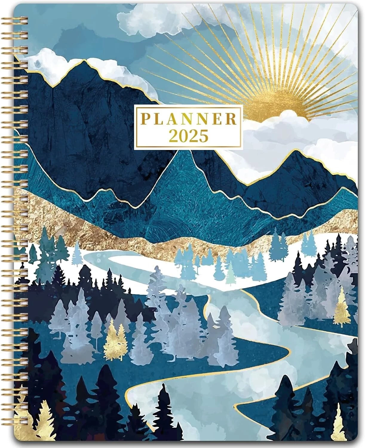 2025 Planner - 2025 Weekly Planner Spiral Bound, Weekly & Monthly Planner With