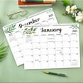 2025 Planner 2PC English Calendar for 18 Months In 2025 Wall Mounted