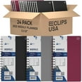 thumbnail image 1 of E-CLIPS USA 2025-2026 Weekly and Monthly Planner Notebook, Assorted, 8” x 5”, 24-Pack, 1 of 8