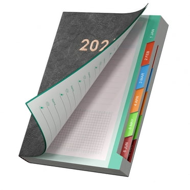2025 Planner - Academic Weekly & Monthly Planner 2025 with Monthly Tabs,5.6" x 8", Jan. 2025 - Dec. 2025, Daily Planner with PU Cover, Perfect for School & Office Schedule