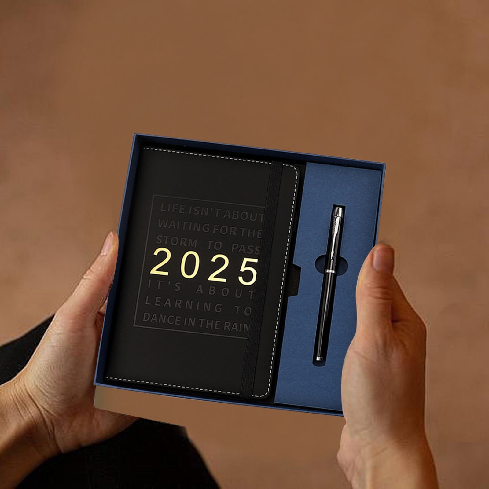 2025 Planner English Version Schedule Book A5 Notebook Hard Cover Note