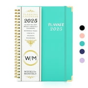2025 Planner(Jan-Dec.2025,6.3"x8.5"),Annual Weekly Monthly Planner with Calendar Tabs,Agenda Calendar Organizer for Men Women