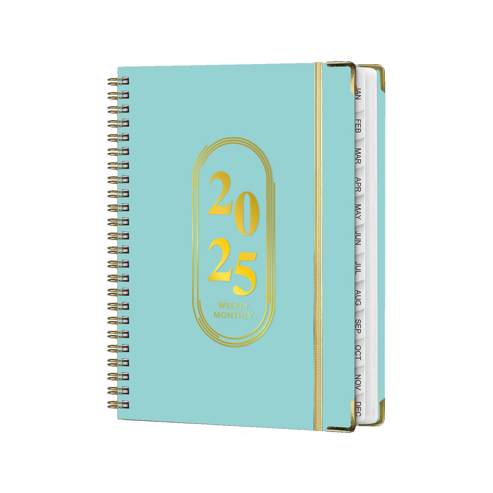 2025 Planner, Monthly & Weekly Planner 8.5"x6.2", Spiral Bound, 12